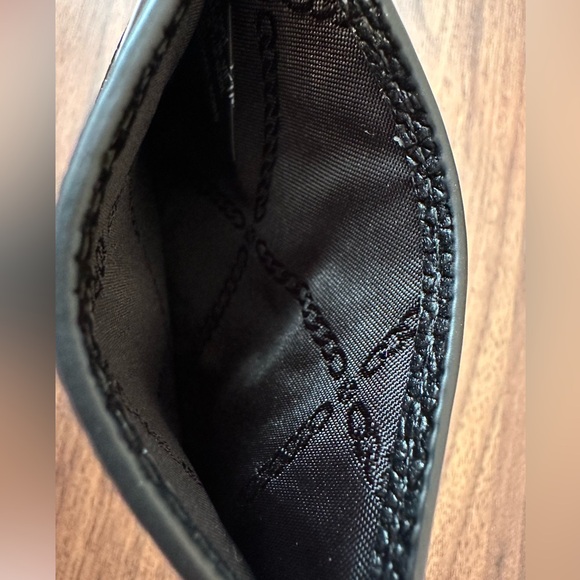 Michael Kors Black Leather Cardholder - Picture 3 of 4